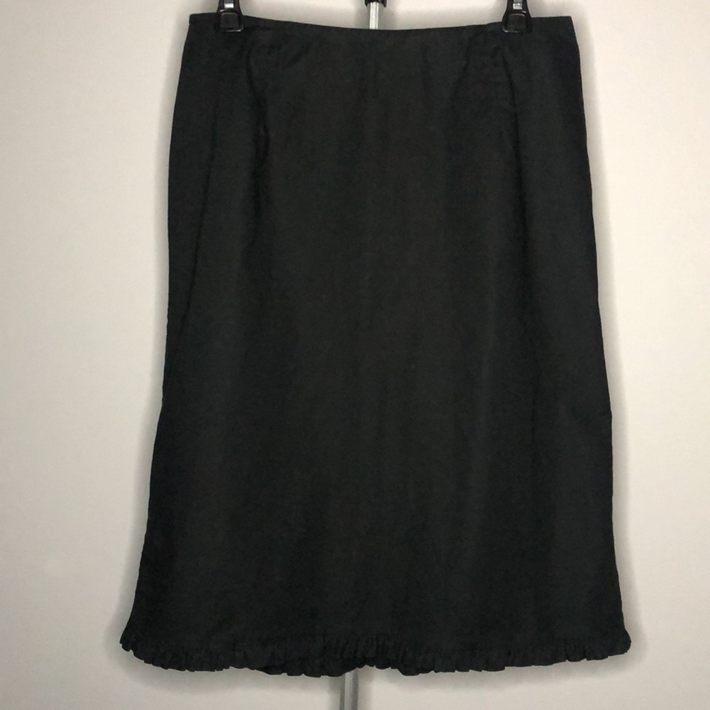 GAP Vintage 1999 Black Pencil Stretch Skirt Sz 10